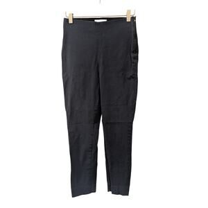 EVERLANE Women's Size 2 Side Zip Cotton Work Pant High Rise Skinny Blue $98 MSRP